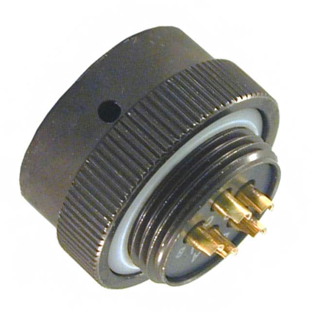 85106EC145S50 CONN PLUG FMALE 5P GOLD SLDR CUP