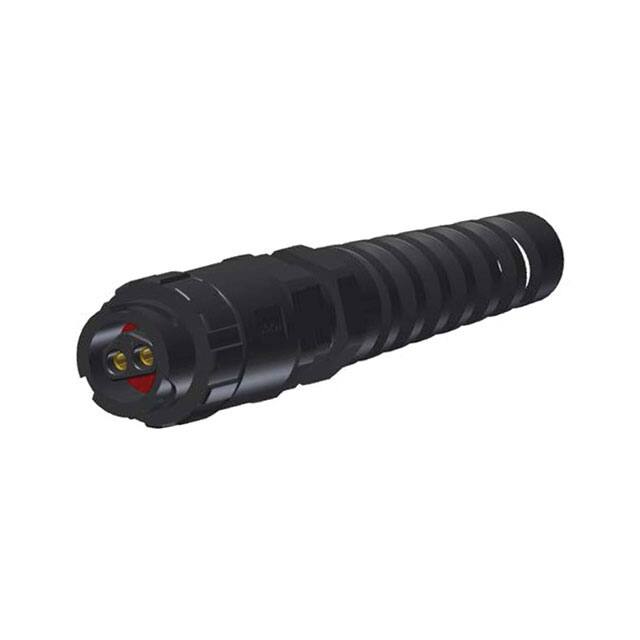17-400373 CONN RCPT FMALE 2POS GOLD CRIMP