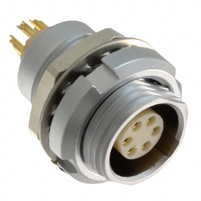 821B006-203R001 CONN RCPT FMALE 6P GOLD SLDR CUP