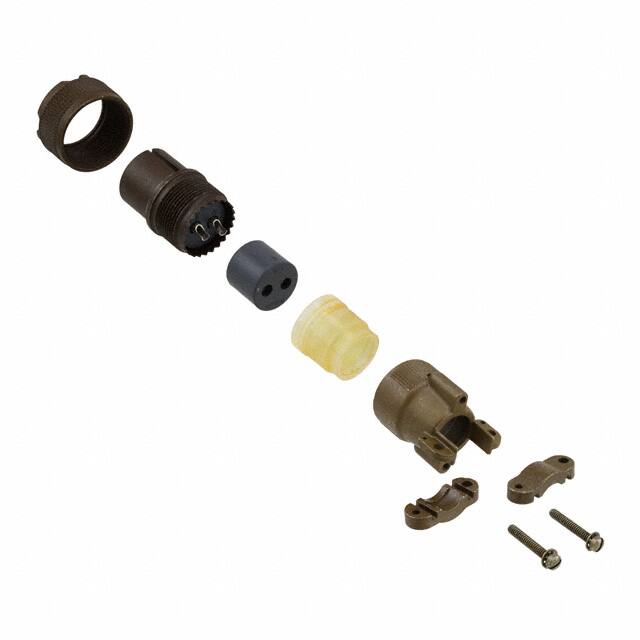 MS3106F18-3P CONN PLUG MALE 2P SOLDER CUP