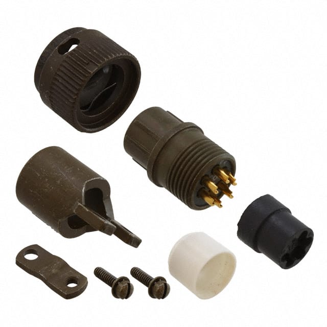 KPT06F106P CONN PLUG MALE 6POS SOLDER CUP