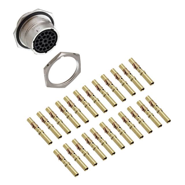 RT071823SNH-K CONN RCPT FMALE 23POS GOLD CRIMP