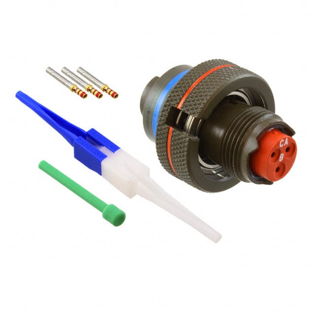 MS3459W10SL-3S CONN PLUG FMALE 3POS GOLD CRIMP
