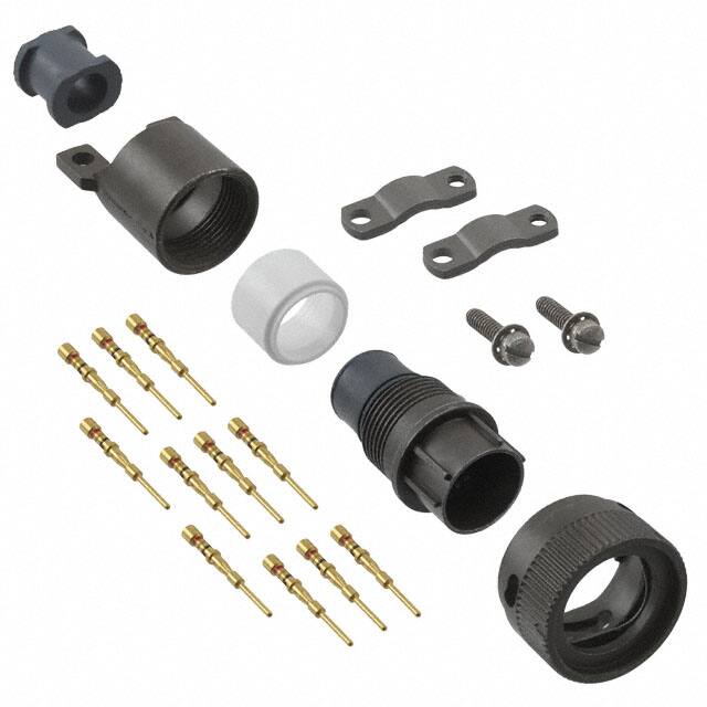 KPSE06F1210P CONN PLUG MALE 10POS GOLD CRIMP