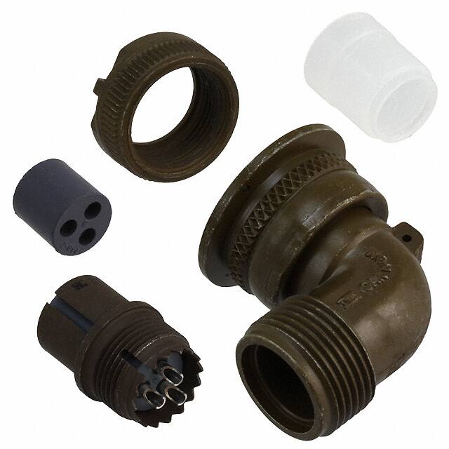 MS3108R14S-7S CONN PLUG FMALE 3P SOLDER CUP