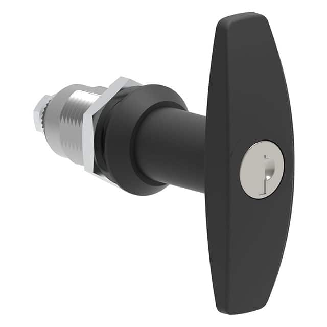 2401120300 T-HANDLE COMPRESS LOCK PNL ZAMAK