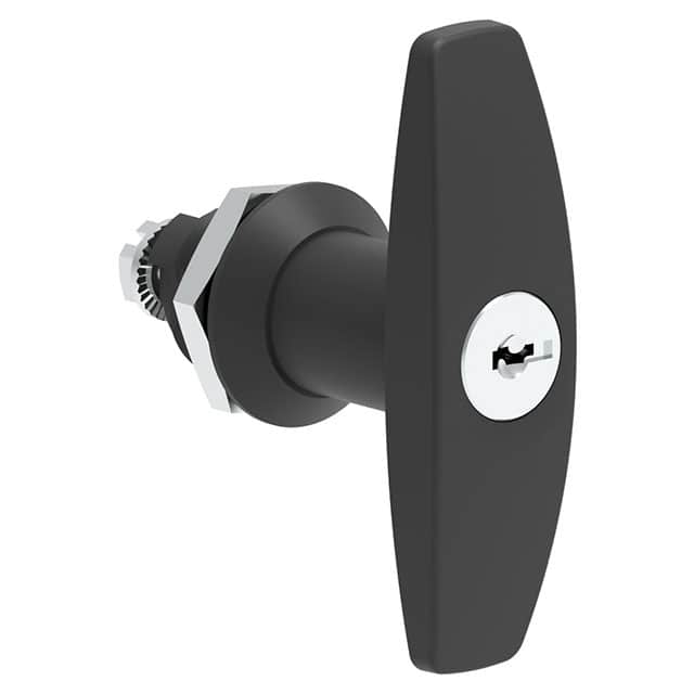 110200100 T-HANDLE CAM LOCK PNL MNT PLAS
