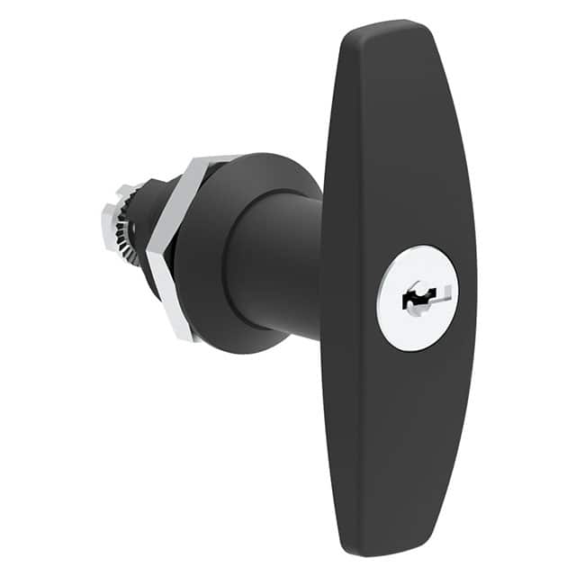 110120100 T-HANDLE CAM LOCK PNL MNT ZAMAK