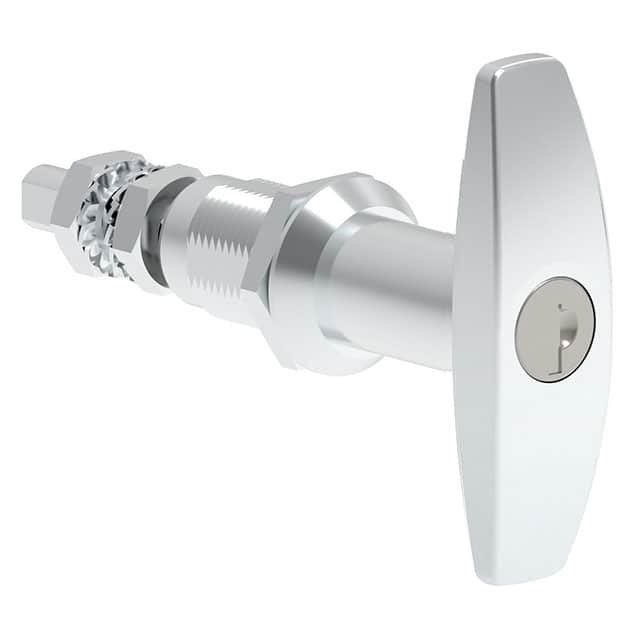 2402110300 T-HANDLE COMPRESS LOCK PNL ZAMAK