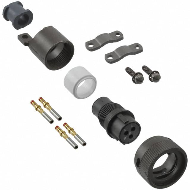 KPSE06F123S CONN PLUG FMALE 3POS GOLD CRIMP