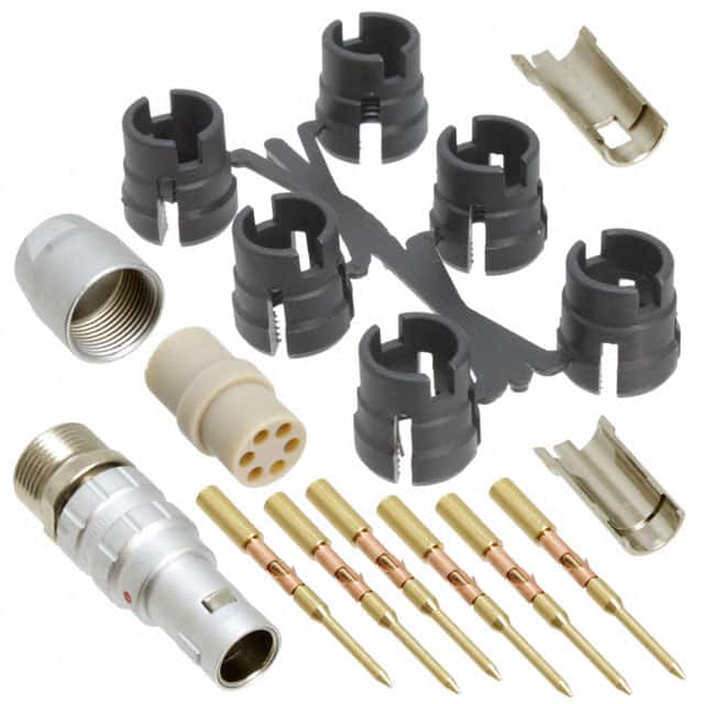 JBXFD1G06MCSDSR CONN PLUG MALE 6POS GOLD CRIMP