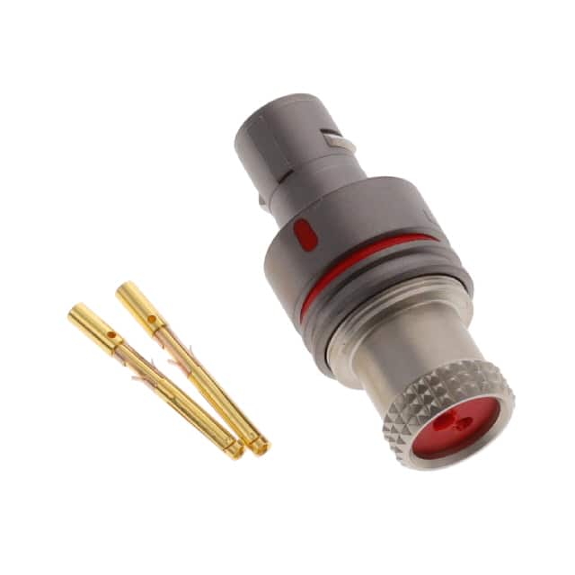 FGS.0F.302.XLM CONN PLUG FMALE 2POS GOLD CRIMP