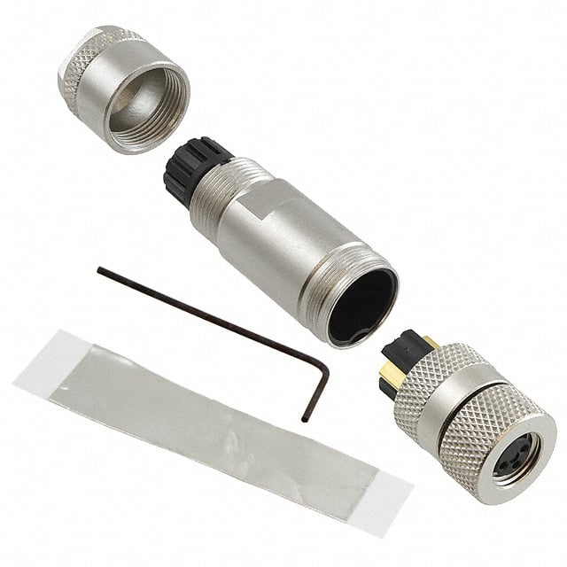 1542907 CONN RCPT FMALE 3POS GOLD SCREW