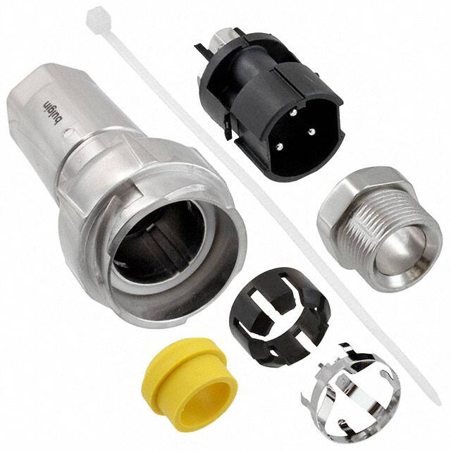 PXM7011/03P/ST/1113/SN CONN RCPT MALE 3POS NICKEL SCREW