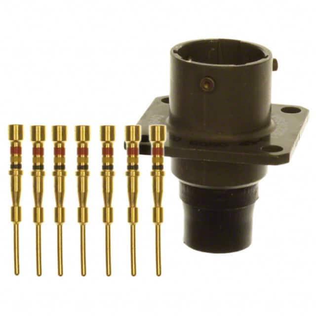 MS3122E-10-6P CONN RCPT MALE 6POS GOLD CRIMP