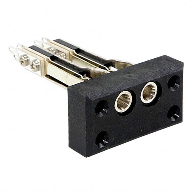 2300X CONN JACK BLOCK DUAL W/O JACKS