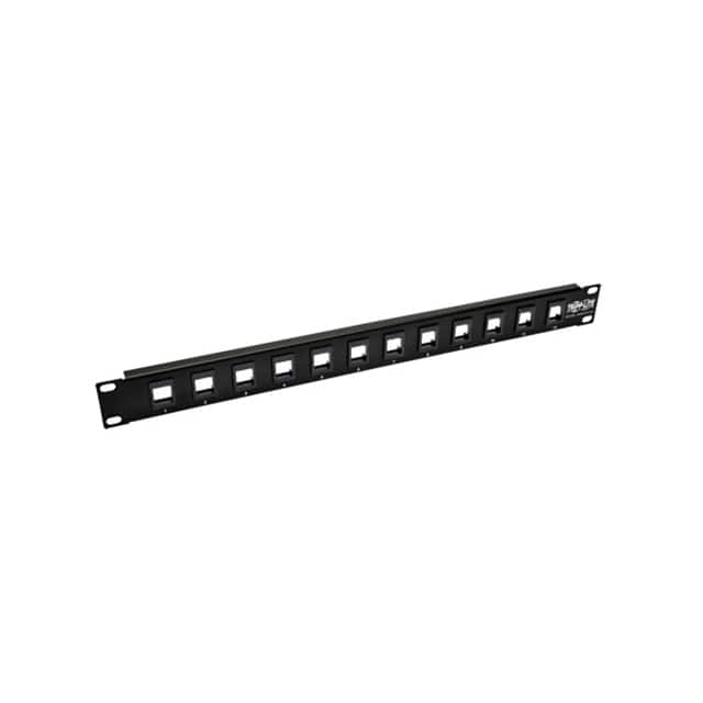 N062-012-KJ 12-PORT 1U RACK-MOUNT BLANK KEYS