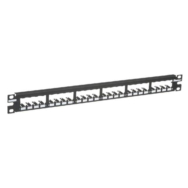 CP24BLY PATCH PANEL 24 PORT BLACK