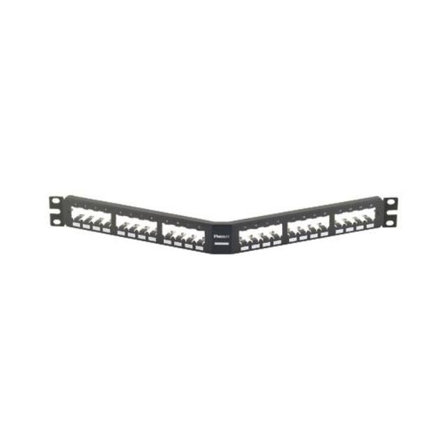 CPA24BLY PATCH PANEL, 24 PORT, ANGLED, AL
