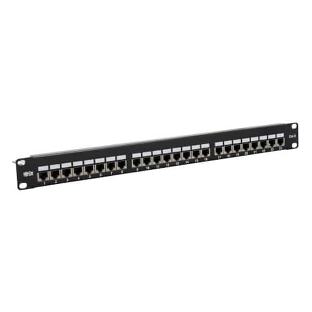 N252-024-SH-K CAT5E/CAT6 24-PORT PATCH PANEL -
