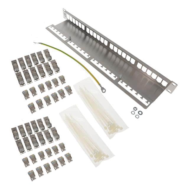 130854C-29-E PATCH PANEL, E-DAT C6A 24 PORT,