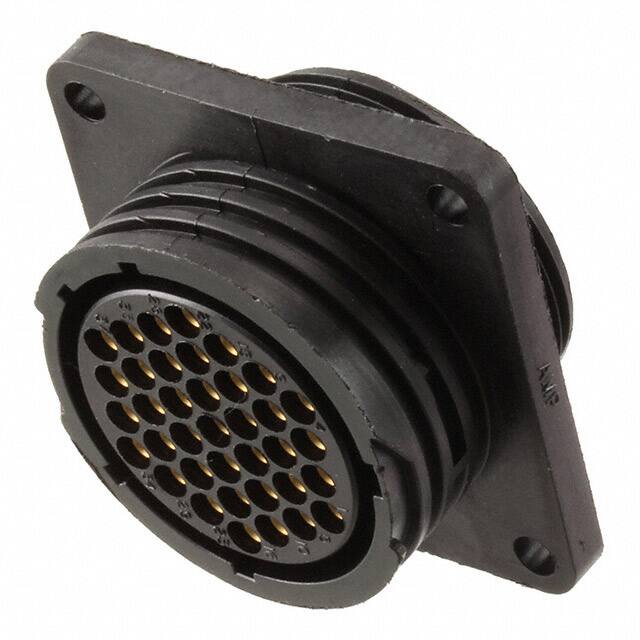 207890-1 CONN RCPT FMALE 37POS GOLD SLDR