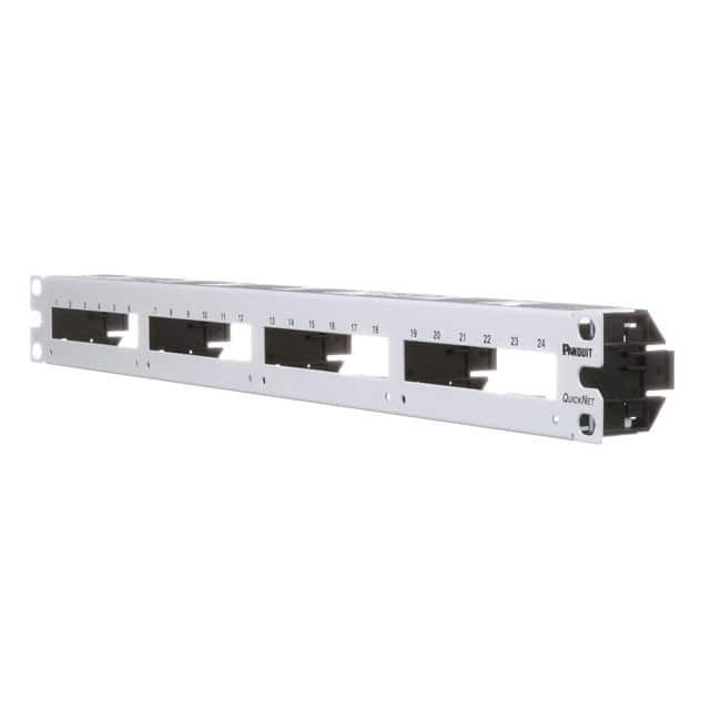 QPP24WH QN PATCH PANEL, FLAT, 24 PORT, 1