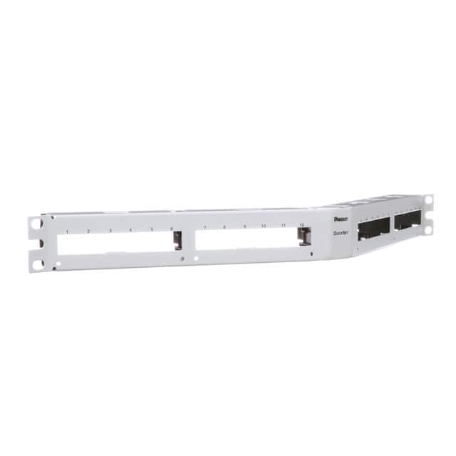 QAPP24WH QN PATCH PANEL, ANGLED, 24 PORT,