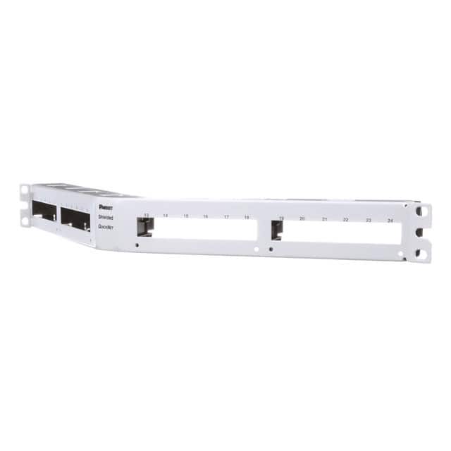 QASP24WH QN PATCH PANEL FOR SHIELDED CASS
