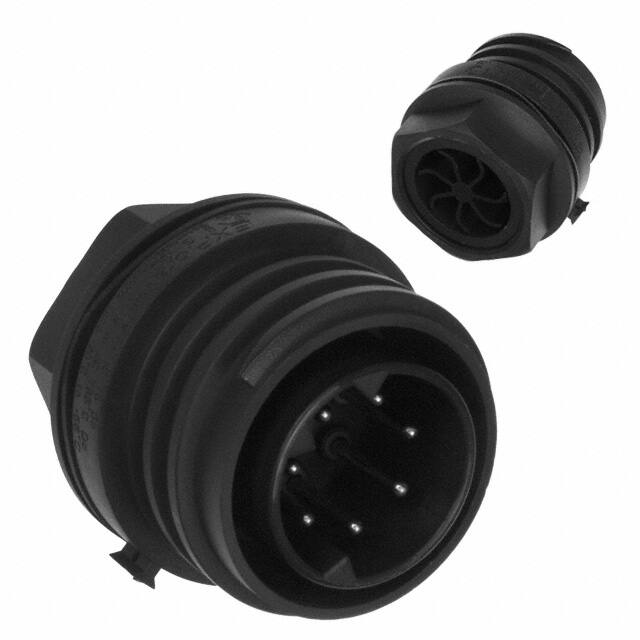 EXP-0931/07/P CONN RCPT MALE 7POS NICKEL SCREW