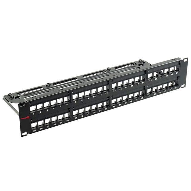 S45-2048U 48 PORT PATCH PANEL, UNLOADED