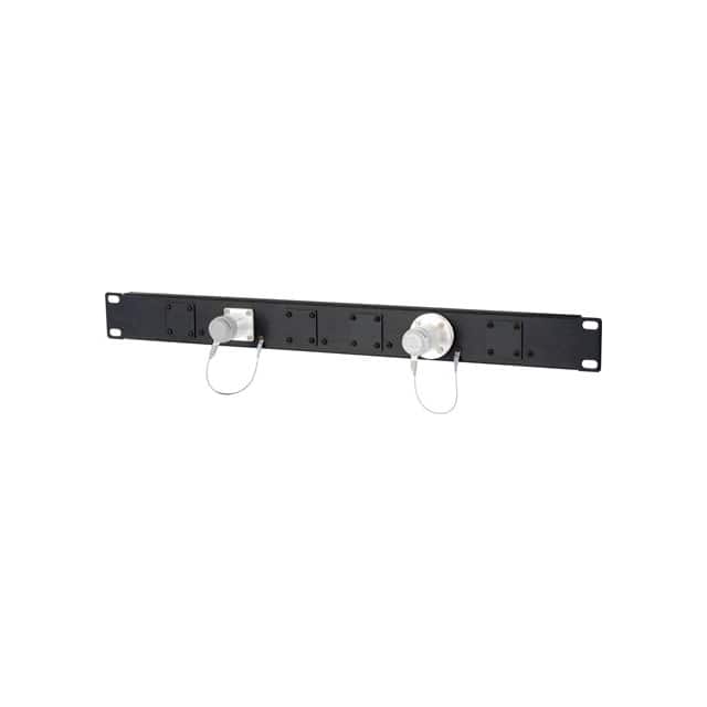HF-1RU-06X 1RU 6-POS SMPTE FEEDTHRU PANEL