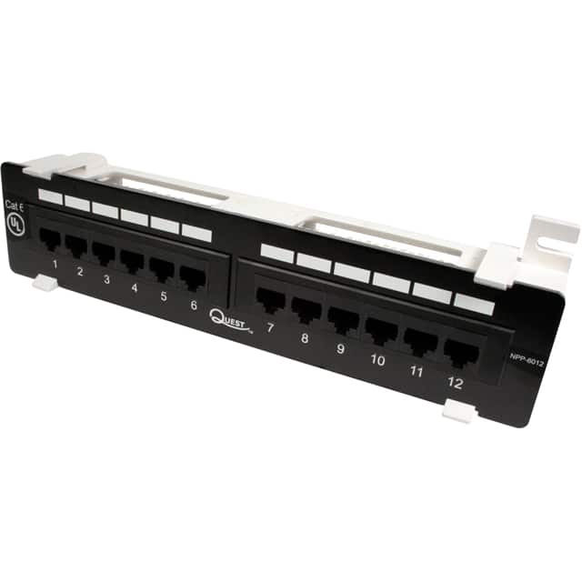 NPP-6012 CAT6 UTP PATCH PANEL  12PORT WAL