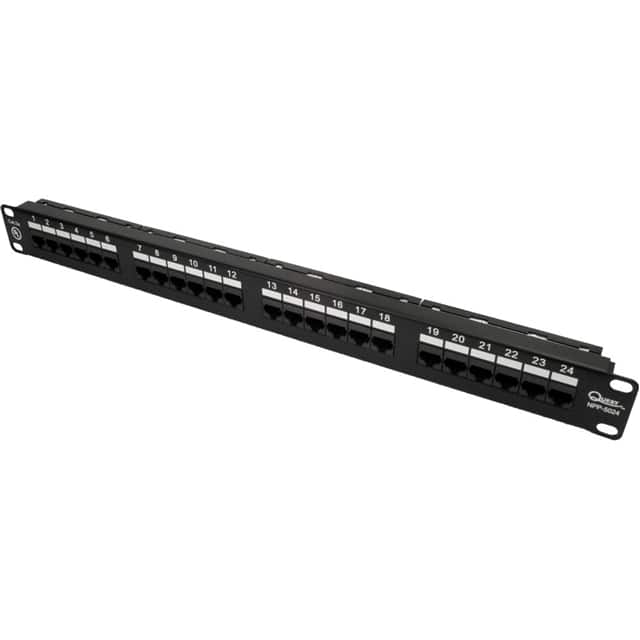 NPP-5024 CAT5E UTP PATCH PANEL  24PORT 19