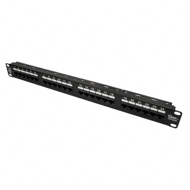 NPP-6024 CAT6 UTP PATCH PANEL  24PORT 19"