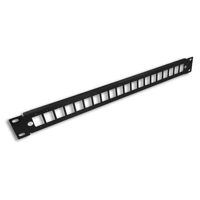 NHPK120BK 1RU PANEL, 20 POSITION NH SERIES