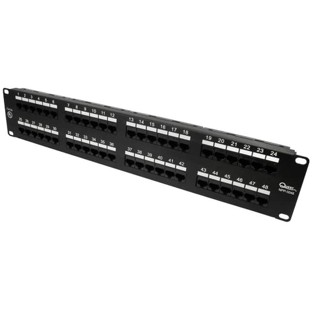 NPP-5048 CAT5E UTP PATCH PANEL  48PORT 19