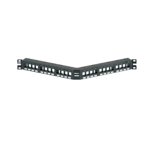 NKPPA24FMY PATCH PANEL 24 PORT 1 ROW ANGLED