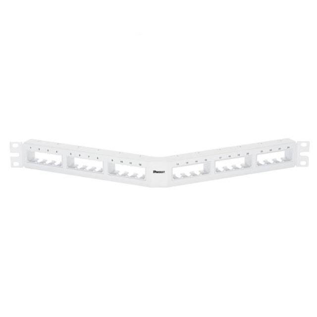 CPPA24FMWWH MINI COM 24 PORT FLUSH MOUNT ANG