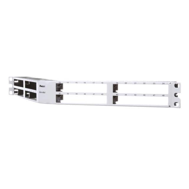 QAPP48HDWH QN PATCH PANEL, ANGLED, 48 PORT,