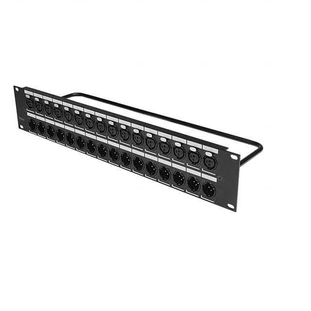 QGPK332MFB CONN PATCHBAY 16FMAL/16MALE 3.5"
