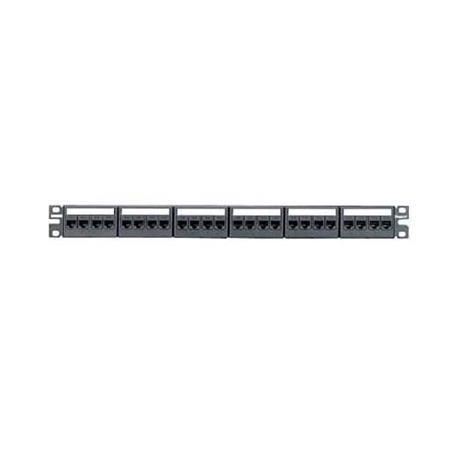 CPPKL6G24WBL PATCH PANEL KIT, 24 PORT, CAT 6