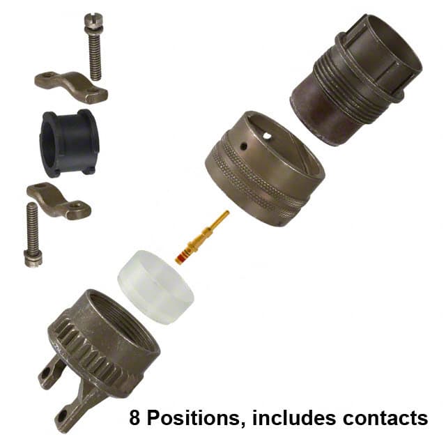 MS3126F-16-8P CONN PLUG MALE 8POS GOLD CRIMP