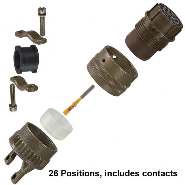 MS3126F-16-26S CONN PLUG FMALE 26POS GOLD CRIMP