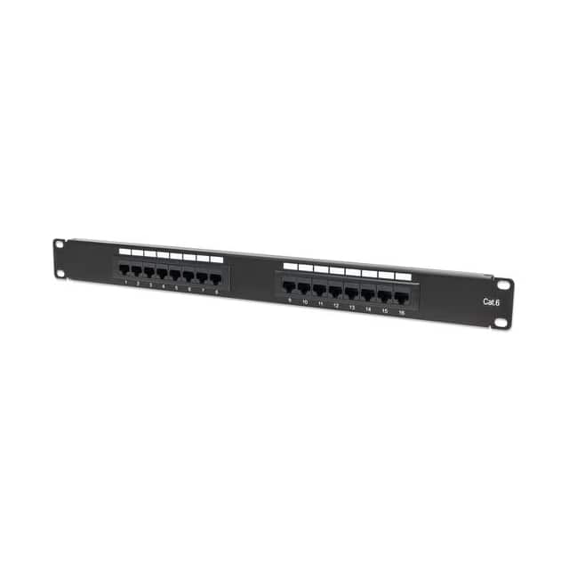 INT 519526 PATCH PANEL CAT6 16 PORT
