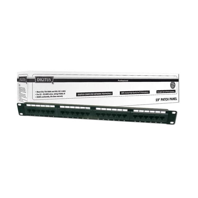 DN-91524U PATCH PNL 19" 24PORT RJ45 CAT5E