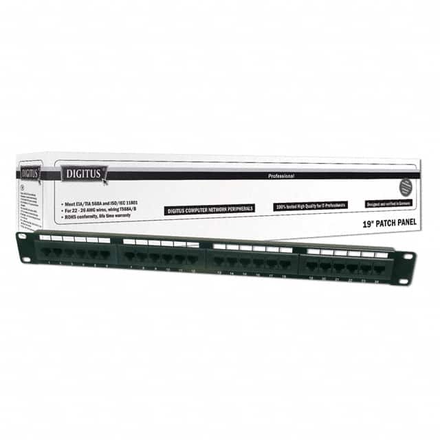 DN-91624U PATCH PANEL 19" 24PORT RJ45 CAT6