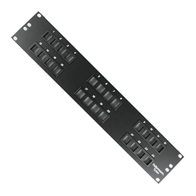 P108-24-MOD 24PORT BLNK MOD PATCH PANEL
