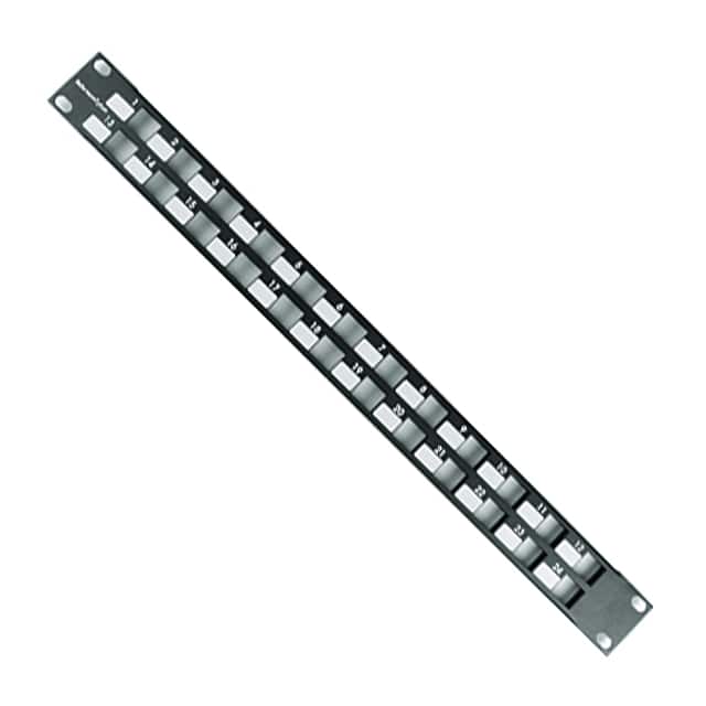 P108-24-MOD1U 24PORT 1U MOD PATCH PANEL
