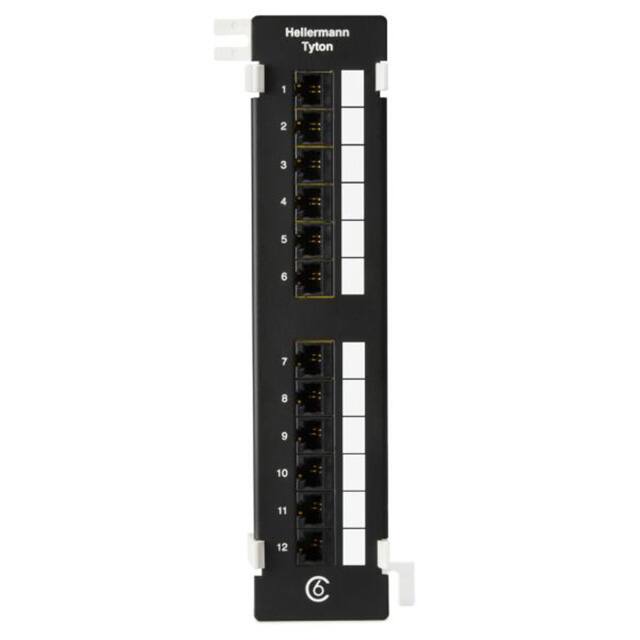 PP110C5E12V CAT 5E VERT 12 PORT PATCH PANEL